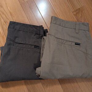 Volcom Mens Pants 29 - 2 pairs